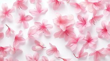 Azalea flower pattern background. Flower background texture. Generative AI photo