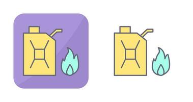 Unique Fuel to Fire Vector Icon