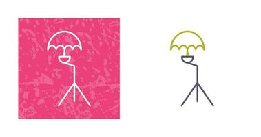 Unique Umbrella Stand Vector Icon