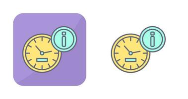 icono de vector de reloj