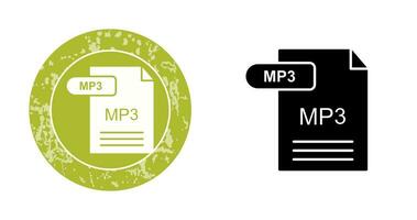 icono de vector de mp3