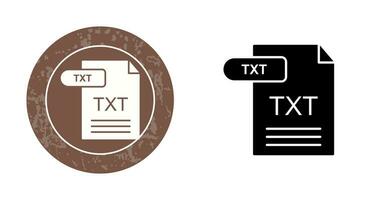 icono de vector de texto