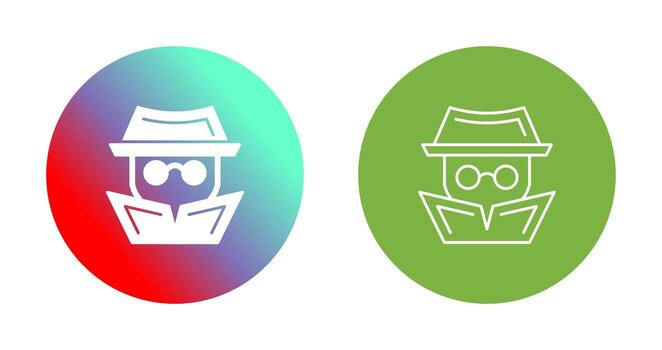 icono de vector de hacker