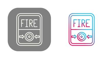 Fire Button Vector Icon