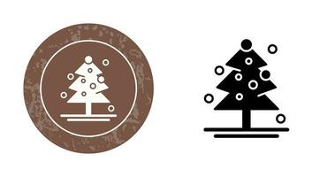 icono de vector de árbol de navidad