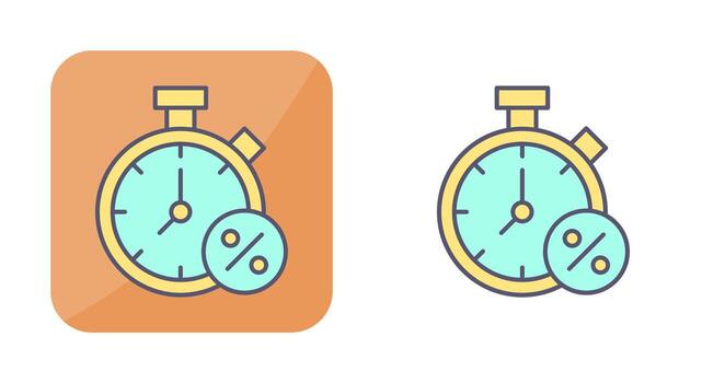 icono de vector de temporizador