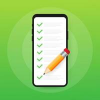 Clipboard with checklist icon. Clipboard with checklist icon for web. Vector stock illustration.