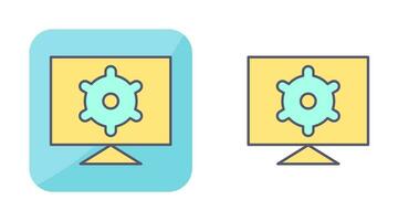 Computer Settings Vector Icon