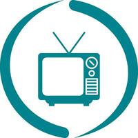 Television Broadcast Vector Icon