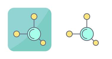 icono de vector de molécula