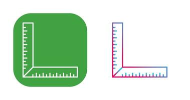 square Ruler Vector Icon