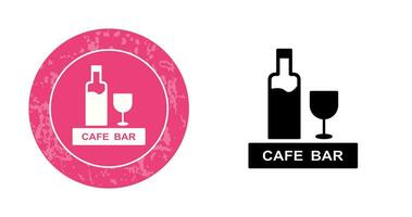 Unique Drinks Cafe Vector Icon