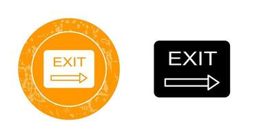 Unique Exit Vector Icon