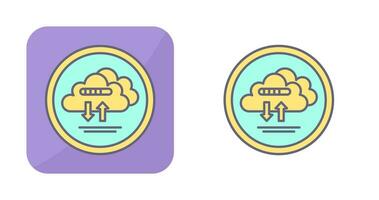 Cloud Data Vector Icon