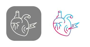 Heart Attack Vector Icon