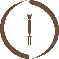 Gardening Fork Vector Icon