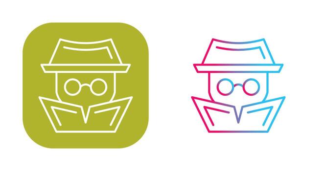 icono de vector de hacker