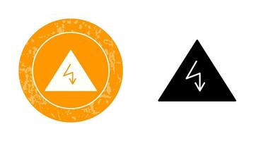 Unique Electricity Danger Vector Icon