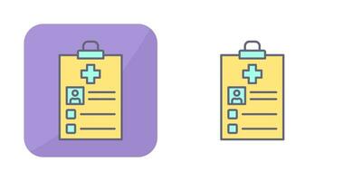 Medical Record Vector Icon