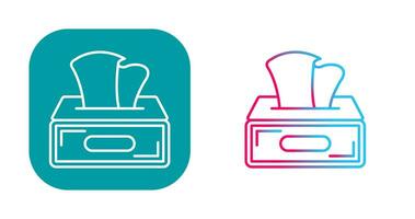 Tissue Box Vector Icon
