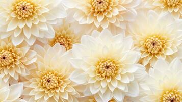 Chrysanthemum flower patterned background. Flower texture background. Generative AI photo
