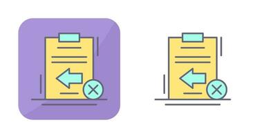 Return Failed Vector Icon