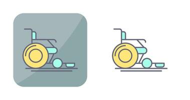 Wheel Chair Vector Icon