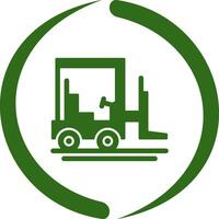 Forklift Vector Icon