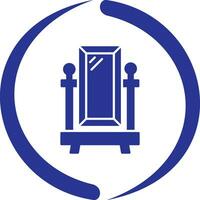 Floor Mirror Vector Icon