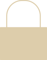 Lock icon for decoration and design. png