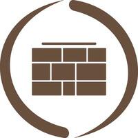 Brick wall Vector Icon