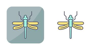 icono de vector de libélula