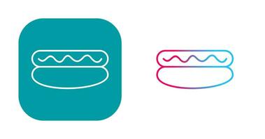 Hot Dog Vector Icon