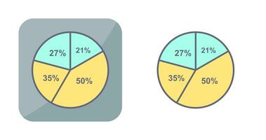 Pie Chart Vector Icon