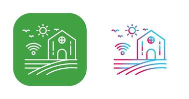 Smart Farm Vector Icon