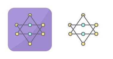 Unique Networks Vector Icon