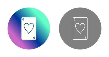 Hearts Card Vector Icon