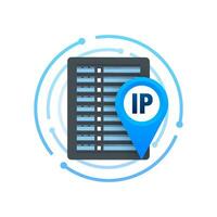 Ip adress, great design for any purposes. Arrow vector icon. Cursor icon