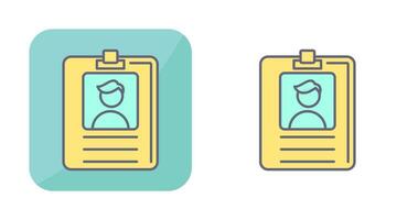 Id Card Vector Icon