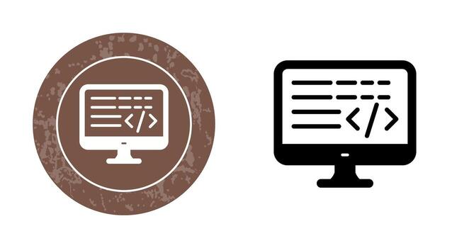 Coding Vector Icon