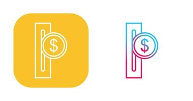 Slot for Coins Vector Icon