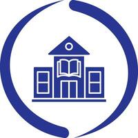Library Building Vector Icon