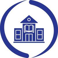 Library Building Vector Icon