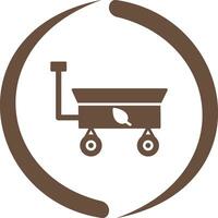 Garden Cart Vector Icon