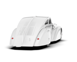 blanc luxe voiture isolé sur transparent Contexte. 3d le rendu - illustration png