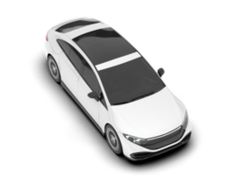 Weiß modern Auto isoliert auf transparent Hintergrund. 3d Rendern - - Illustration png