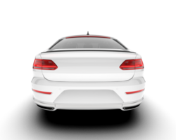 Weiß modern Auto isoliert auf transparent Hintergrund. 3d Rendern - - Illustration png