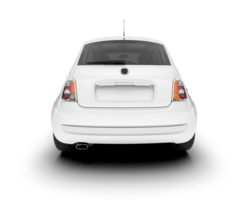 White luxury car isolated on transparent background. 3d rendering - illustration png