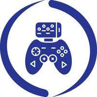 icono de vector de controlador de juego