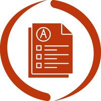 Exam Vector Icon
